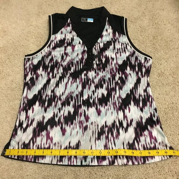 PGA Tour Abstract Pattern Casual Golf Tank Top - Picture 14 of 15